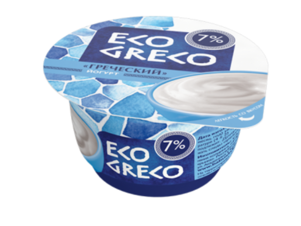 Йогурт «Греческий», «Eco Greco», 7% 130 г