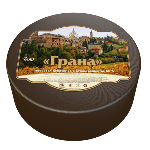 Сыр “Грана”, 50%, 8,4 кг