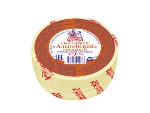 Сыр мягкий “Адыгейский копченый”, «Бабушкина крынка» 45 %