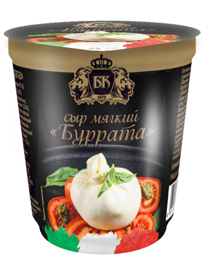 Сыр мягкий СВ-Волжанка Burrata 45%, 150г - купить в интернет-магазине по низкой 